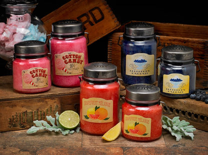 McCall’s Candles | Under the Mistletoe | 16 oz Scented Candle | USA-Poured | Vintage Rustic Jar with Carrying Handle | Hazelnut, Cinnamon & Maple Holiday Fragrance