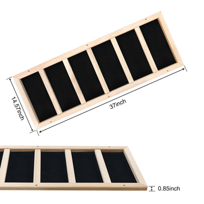 iDOTODO 250 Watt Infrared Sauna Heater 120V, Sauna Accessories, Carbon Fiber Heating Plate for Wooden Indoor/Outdoor Sauna Room (37"x13.38"x1.18", 120V)