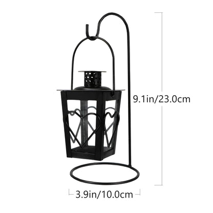 SOLUSTRE 1pc Iron Love Candle Holder Desktop Decor Candle Holders Iron Candle Holder Table Decoration Home Candleholder Decoration Floor Candelabra Glass Romantic Candlestick Lamp
