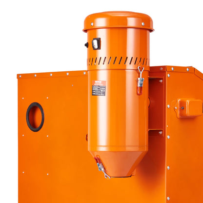Dust Collection System: 1.6-HP Dust Collector Media Reclaimer with 1.8 Gallon Capacity - Universal Fit for Sandblaster Cabinets and Media Blasters
