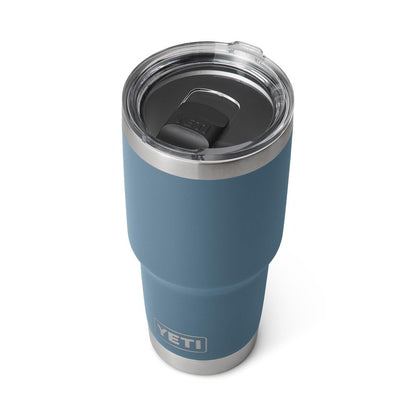 YETI Rambler 30 oz Tumbler, Stainless Steel, Vacuum Insulated with MagSlider Lid, Nordic Blue