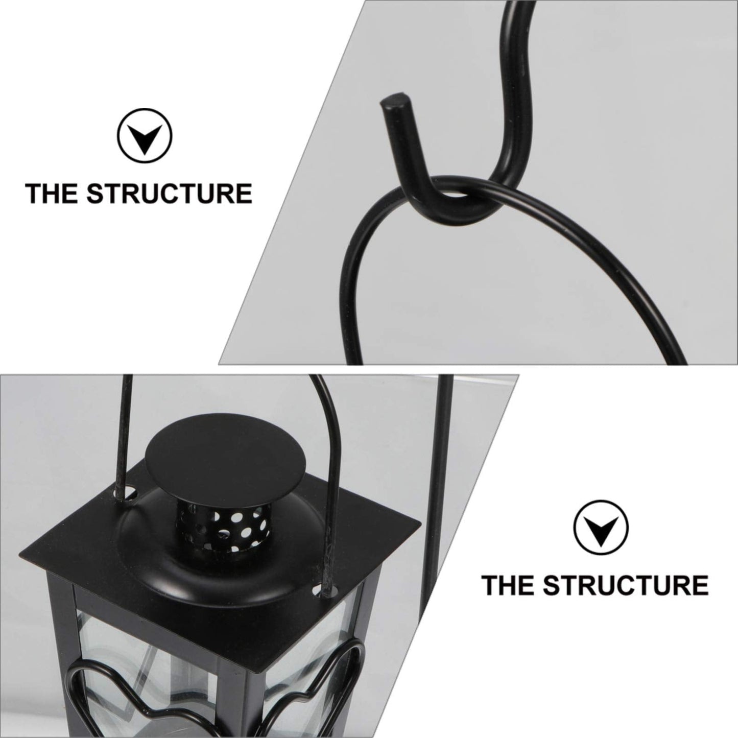 SOLUSTRE 1pc Iron Love Candle Holder Desktop Decor Candle Holders Iron Candle Holder Table Decoration Home Candleholder Decoration Floor Candelabra Glass Romantic Candlestick Lamp