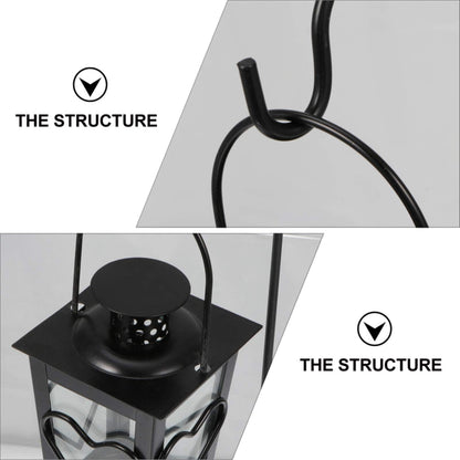 SOLUSTRE 1pc Iron Love Candle Holder Desktop Decor Candle Holders Iron Candle Holder Table Decoration Home Candleholder Decoration Floor Candelabra Glass Romantic Candlestick Lamp