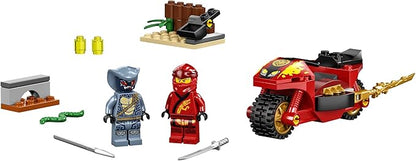 LEGO NINJAGO Legacy Kai’s Blade Cycle 71734 Ninja Motorcycle Playset Building Kit Featuring NINJAGO Kai and a Snake New 2021 (54 Pieces)