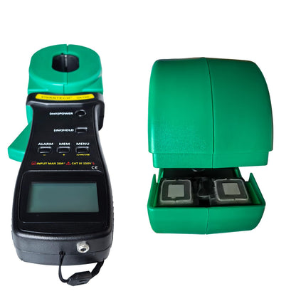 VIVANTECH VA100 Professional Digital Clamp Ground Resistance Tester – No Disconnect Earth Testing for Power Systems, Telecom, Gas Stations & Industrial Use 0.01-1000Ω