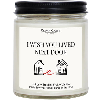 Cedar Crate Market Funny Candle, House Warming Gifts New Home, Housewarming Gifts for Women, Men, Couple, New Homeowner - First Apartment Essentials - Long Distance Friendship - Handmade in USA