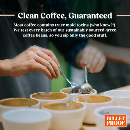 Bulletproof Original Medium Roast Ground Coffee, 100% Arabica Coffee, Tested for Toxins, Clean Coffee Sustainably Sourced, 12 Ounces (3 Pack)
