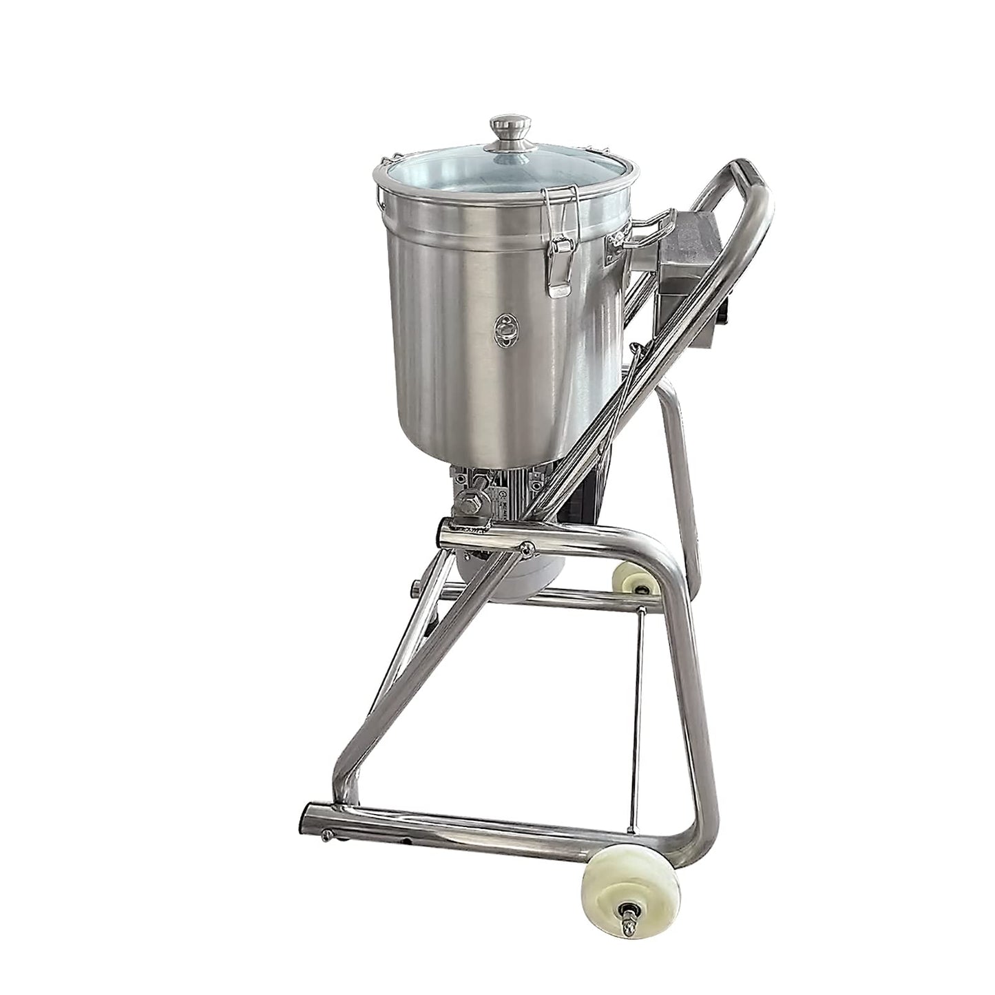 Commercial Food Cutter and Food Processor,Meat Chopper Machine Stainless Steel Universal Food Mixer Vegetable Industrial Fruit Blender,Vegetable Blender,Animal Feed Cutter & Mixer for Farm (20L)