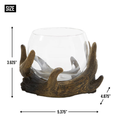 Rustic Antler Candleholder - Style 38444