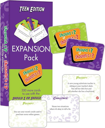 Social Thinking Should I or Shouldn't I? Middle &amp High School Expansion Pack