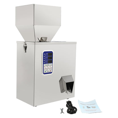 ONEUPING Automatic Particle Filling Machine 1-200g Adjustable Powder Weighing Filler Particle Dispenser, 180W Granule Filling Machine with 3 Speeds for Flour, Grain, Herb, Seed, Coffee Bean, Glitter
