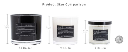 Lulu Candles | Bali Blue | Smells Manly & Fresh | Luxury Scented Soy Jar Candle | Hand Poured in The USA | Highly Scented Long Lasting (9 Oz.)