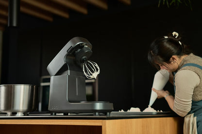 Ooni Halo Pro Spiral Mixer - Dough Stand Mixer with Attachments, 7.3 Quart Capacity and 58 Speed Settings - Charcoal Grey