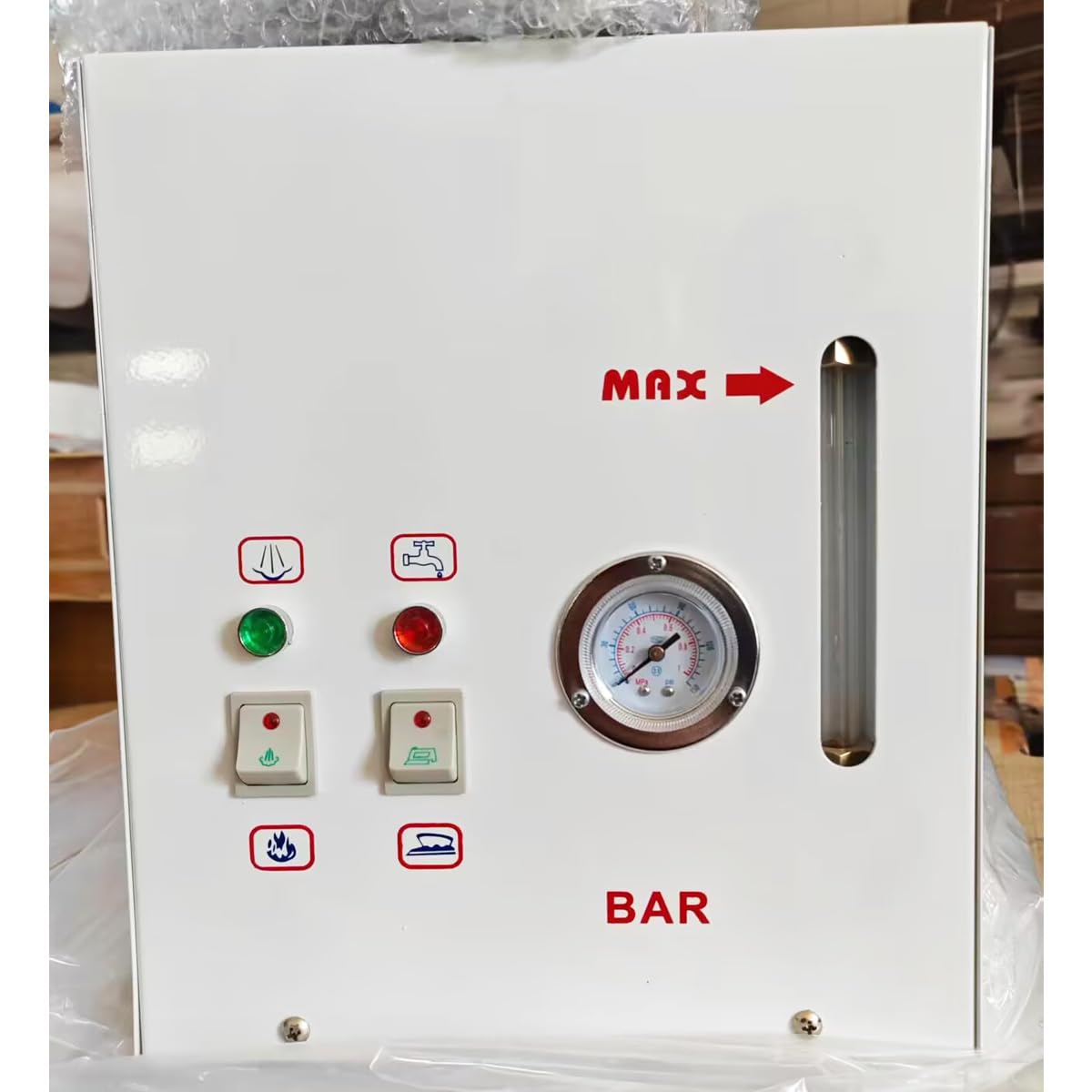 INTBUYING Industrial Steam Iron Curtain Electric Iron Boiler 110V Steam can be adjusted 1600W Booster Iron Clothing Store Laundry Cloth Factories