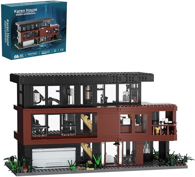 Romance Films Fans Architecture BlocksHouse Building Set House Present for Adult Halloween Christmas Valentine (979Pcs Mini Bricks)