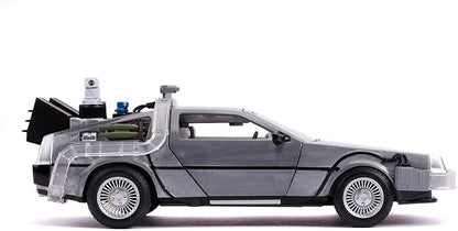 Jada - DLorean Back to The Future Collecting Vehicle Doors Open Glider Mode 1:24 Scale (253255021)