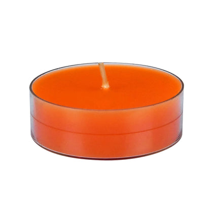 Zest Candle 12-Piece Tealight Candles, Mega Oversized Orange s