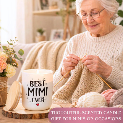 Mimi Mothers Day Gifts, Mothers Day Gifts for Mimi, Funny 70 Hours Lavender Candle Soy Wax Grandma Gift from Grandkids, Thoughtful Scented Candle Gift for Grandma on Mother’s Day Birthday Christmas