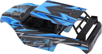 Alomejor 1/18 RC Car Body PVC Material Blue for Haiboxing 18859 18858 Stylish &amp Cool Design Easy Installation