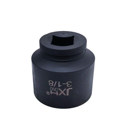 1-1/2" Drive Impact Socket, 6-Point, Heat Treated Cr-Mo Steel – Heavy Duty for Hydraulic Impact Wrench (3-1/8")