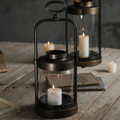 Candle Holders Industrial Style Iron Candlestick Retro Ornaments for Weddings, Churches, Halloween, Dining and Home Accessories Decorative Candlestick(Small)