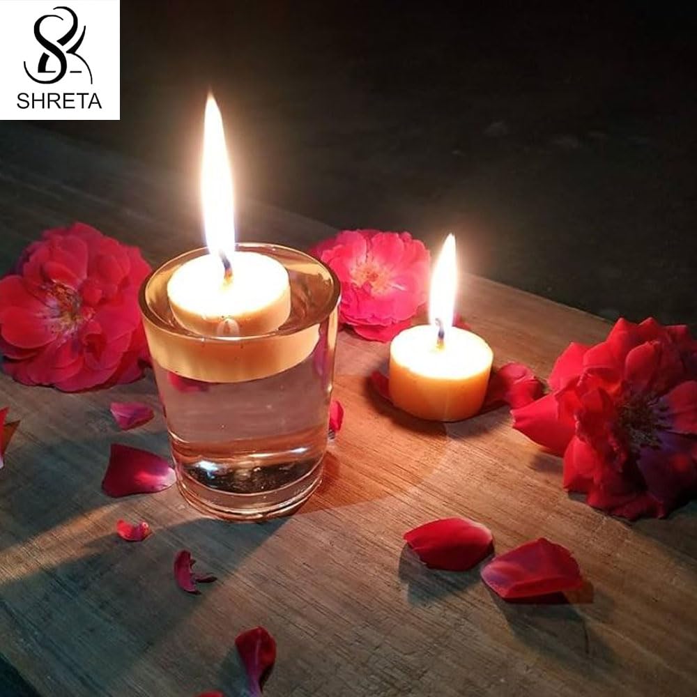 Unscented 75 Tealight Candles Smokeless White Votive Candles Long Burning Wax Candle in Metal Cups with 4 Hours Burn Time (75, White)