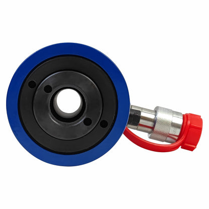AMZCNC 20T Hydraulic Cylinder Jack Hollow Single Acting Hydraulic Ram Cylinder 4"(100mm) Hydraulic Lifting Cylinders (20T 4Inch Hollow)