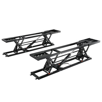 VEVOR Portable Car Lift - 7,000 LBS Capacity, 26.8" Max. Height, Heavy-Duty Carbon Steel Truck Lift with 120V Power Unit