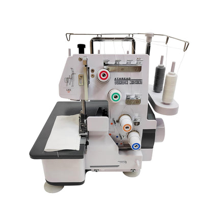 INTBUYING Serger Overlock Machine, Serger & Overlock Machine with Heavy-Duty Metal Frame, Twin-needle 3/4 Thread Overlock Machine 110V, for Sergering Overlocking Professional & Home Use
