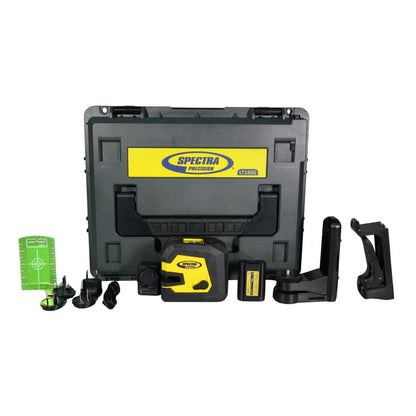 LT180G (GREEN CROSSLINE & 4 -POINT LASER, BRACKET, TARGET, CASE, CHARGER, LITHIUM BATTERY)