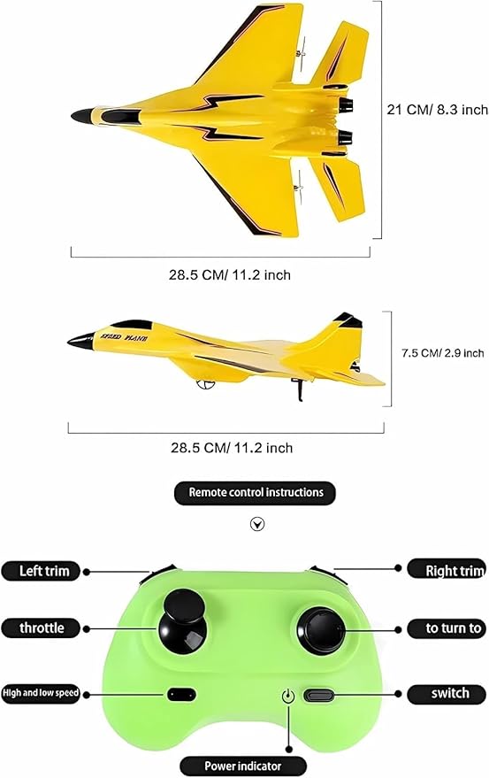 MAXBECK Remote Control Wireless Airplane Toy with Lights Su-35 Rc Glider 2 Channel 2.4 GHZ Remote Control Planes Outdoor Foam Rc Aircraft for Hobby Rc Airplanes