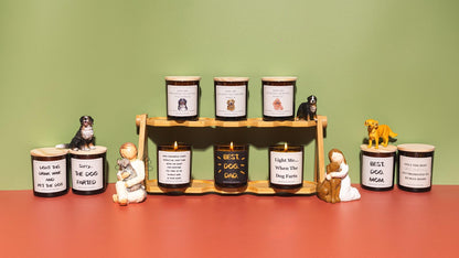 Best Dog Dad Candle, Dog Dad Gifts for Men - Lavender & Eucalyptus, Crafted by Natural Soy Wax & Natural Essential Oils