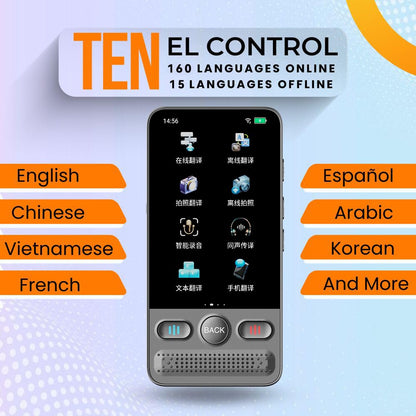 Language Translator Device, Voice/Text Bidirection Word Translator, 138 Languages Online/Offline Translator For business And Learning