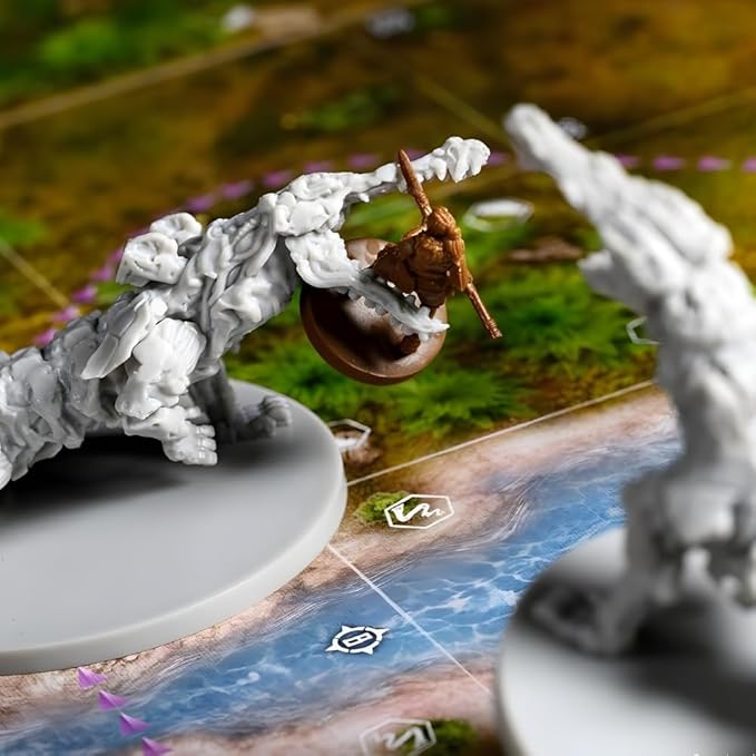Steamforged Games Horizon Zero Dawn The Board Game Expansion Bundle: Sacred Land Thunderjaw Stormbird and Rockbreaker (4 Items)