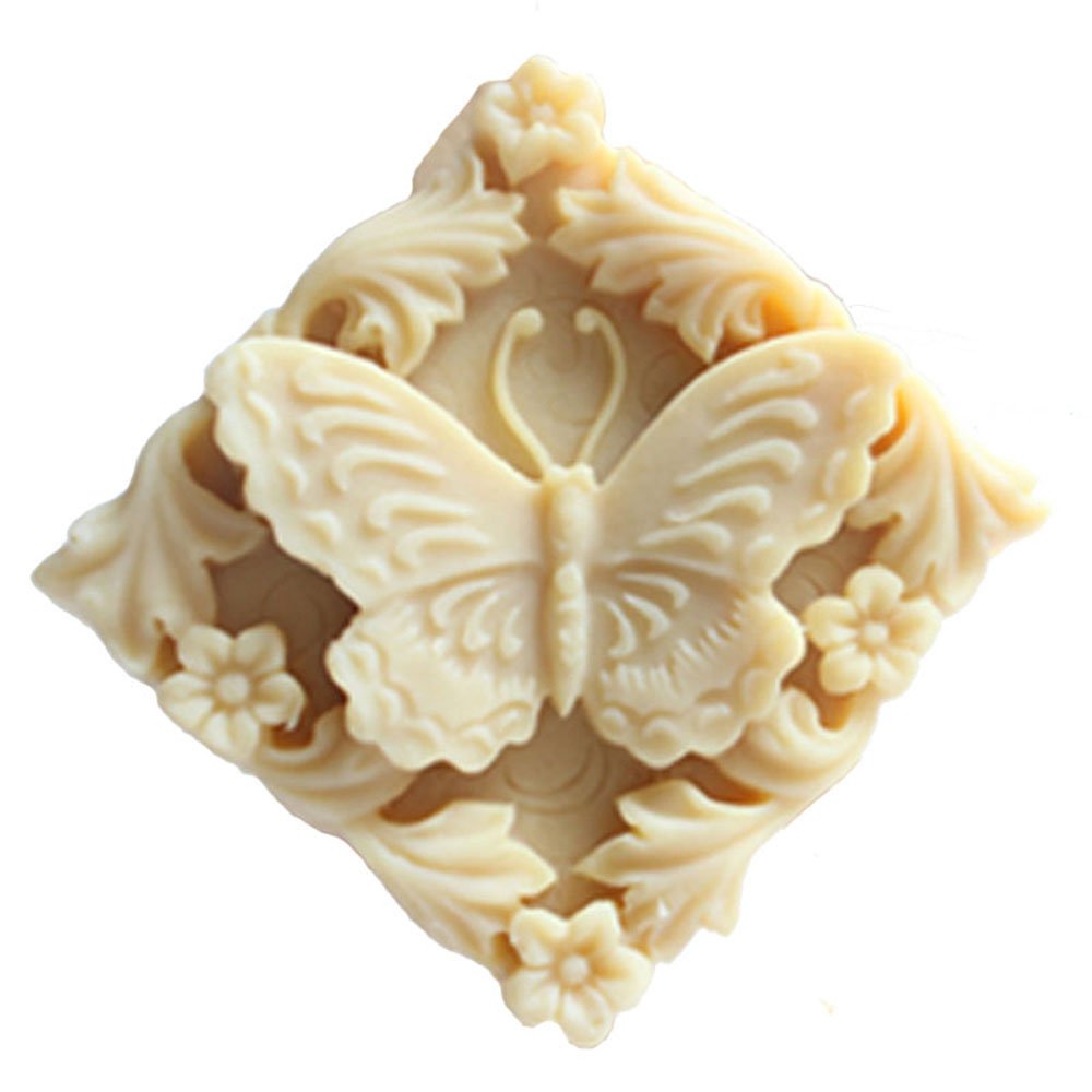 Butterfly Flower Silicone Soap Molds Soap Molds for Soap Making Silicon Molds for Soaps DIY Craft Handmade Soap Candle Plaster Resin Mould (11118)