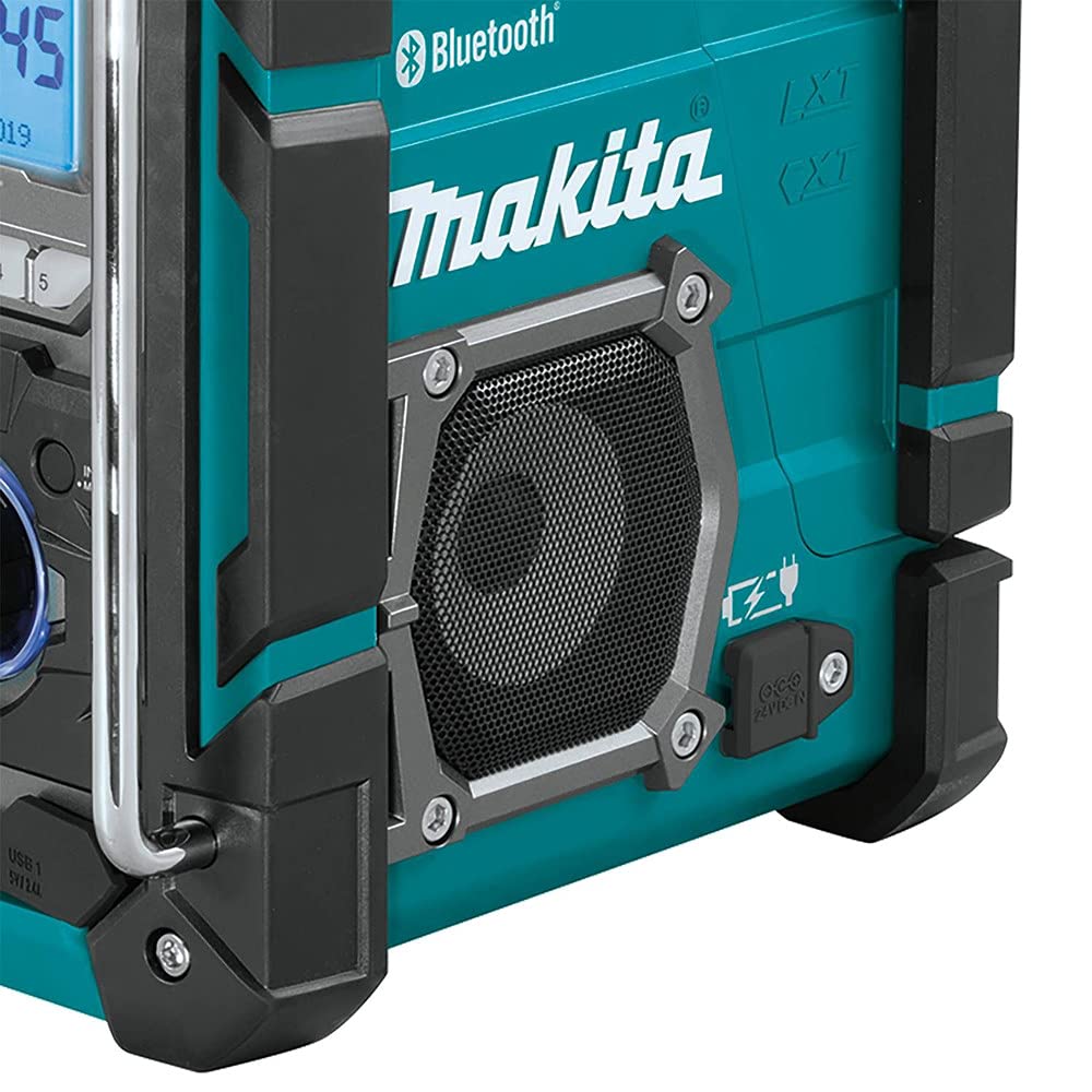Makita XRM10 18V LXT® / 12V max CXT® Lithium-Ion Cordless Bluetooth® Job Site Charger/Radio, Tool Only