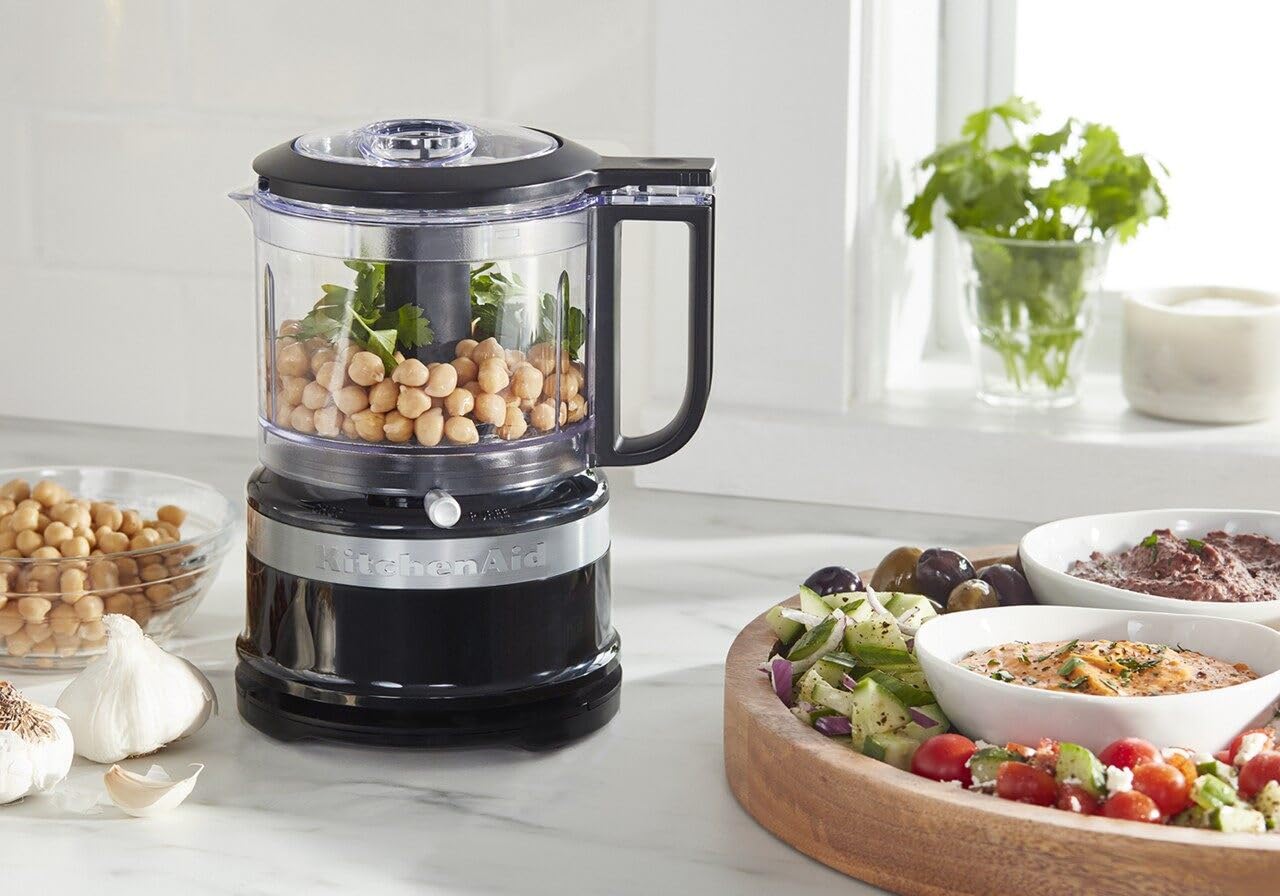KitchenAid 3.5 Cup Food Chopper KFC3516CU, Contour Silver