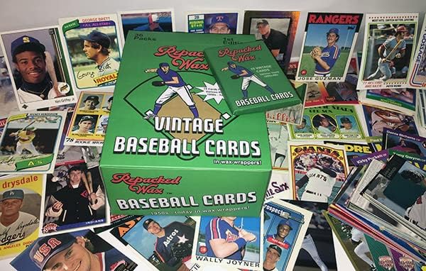 36-Pack Vintage Baseball Card Wax Box