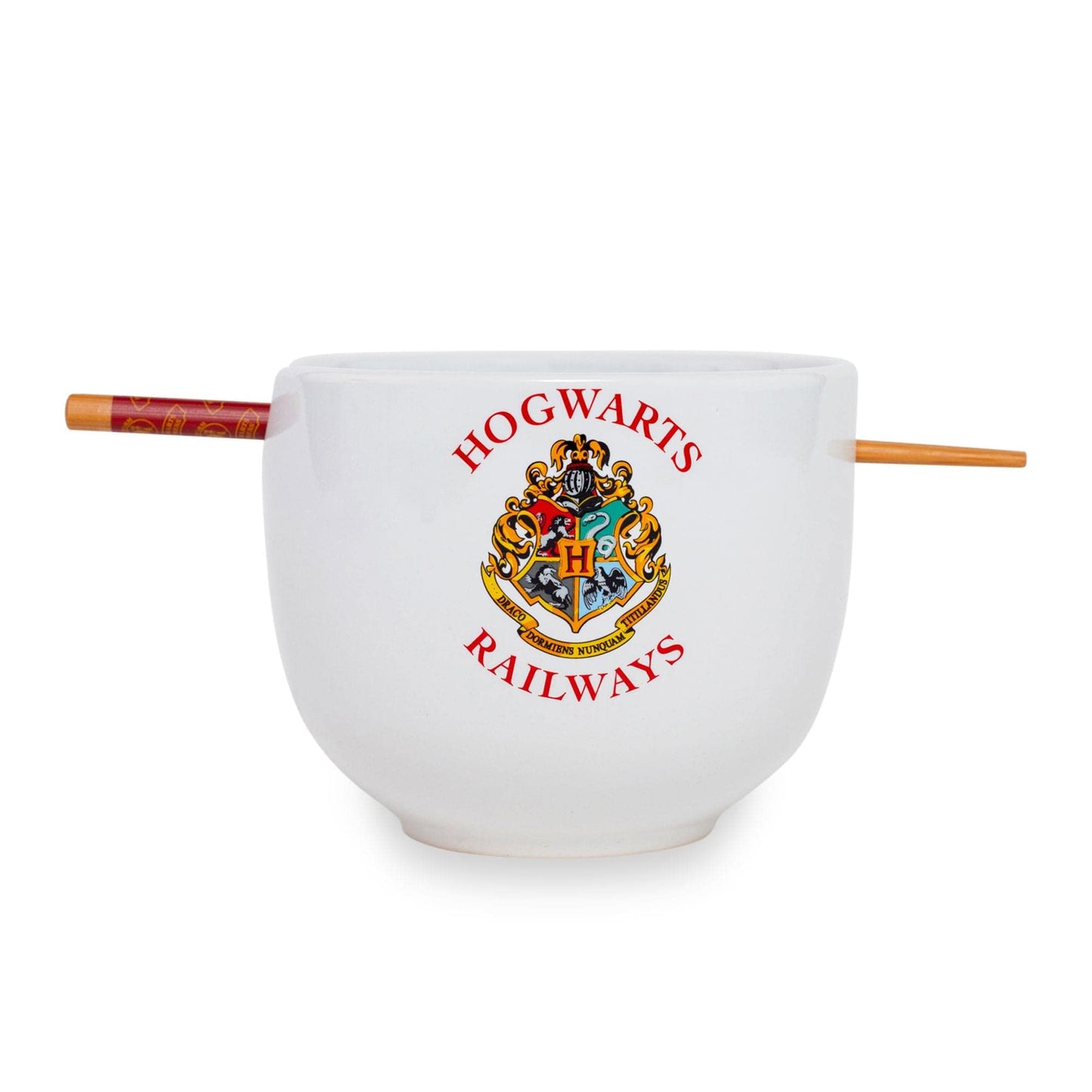 Harry Potter Platform 9 3/4 Japanese Ceramic Dinnerware Set | Includes 20-Ounce Ramen Noodle Bowl and Wooden Chopsticks