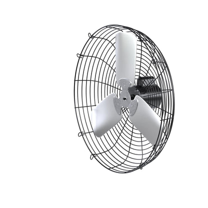 Hessaire 30NS8V240 Exhaust Fan, 30 Inch, 6700 CFM, Guard Mount, Corrosion Resistant