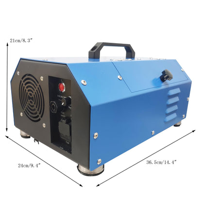 INTBUYING Chiller Condenser Tube Cleaning Machine, 110V/220V Heat Exchanger Tube Cleaner Machine, with Water Spray Rotary Brush, Portable Copper Pipe Cleaner for 0.6-0.7 Inch Pipe Diameter