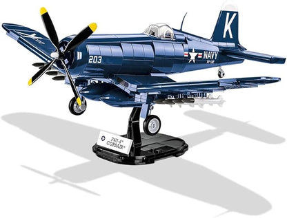 COBI Historical Collection Korean War F4U-4 ™ Corsair® Aircraft Building Set 520 Pieces