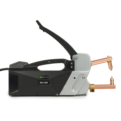 U.S. Solid Portable Spot Welder Welding Parameters Adjustable, 2+2mm Metal Sheet Spot Welding Machine with Handheld Welding Tip Gun, 110V Single Phase