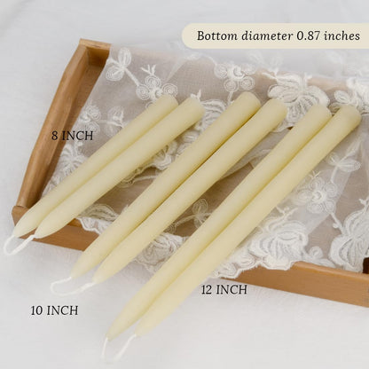 4 pcs Candles + 6 Candlestick Holders