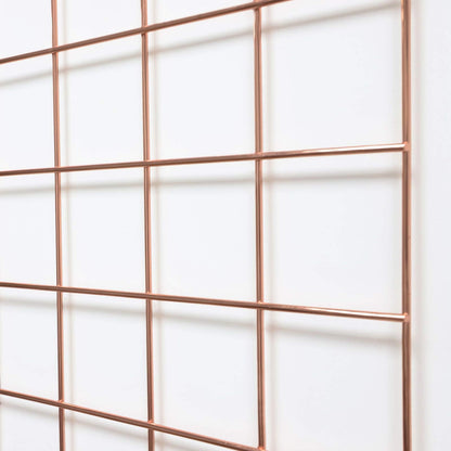 GBYAN Wall Grid 2 Pack Wire Photo Grid Panels Metal Picture Rack Wall Organizer for Memo, Photo Display, 25.6" x17.7 Each Grid Panel