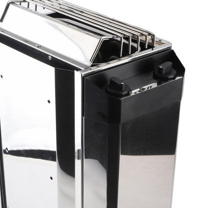 Sauna Heater, 3.6KW 110V Internal Control Temperature Adjustable Stainless Steel Electric Sauna Stove, High Heating Efficiency Electric Sauna Heater for Home Hotel Use