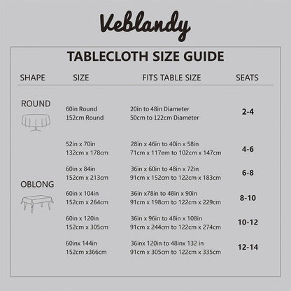Veblandy 2 Pack Rectangle Tablecloth, 52x70 inch, Water Resistant Wrinkle Free Linen Textured Table Cloth Washable, Decorative Fabric Table Cover for Dining, Party and Camping, Mocha
