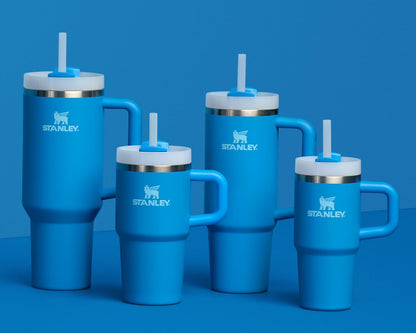 STANLEY Quencher H2.0 Tumbler - 40 oz Insulated Stainless Steel with Handle & Straw | Azure Color