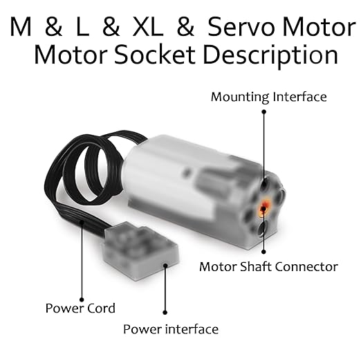 12 in 1 Motor Power Function SetEquipped with Powerful High-Torque High-Speed MotorAdvanced Control FunctionsCompatible with Major BrandsSuitable for Building Block Modification
