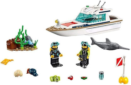 LEGO City Great Vehicles Diving Yacht 60221 Building Kit (148 Pieces)